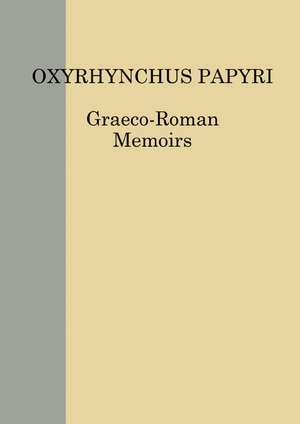 The Oxyrhynchus Papyri LXXXI de J. H. Brusuelas