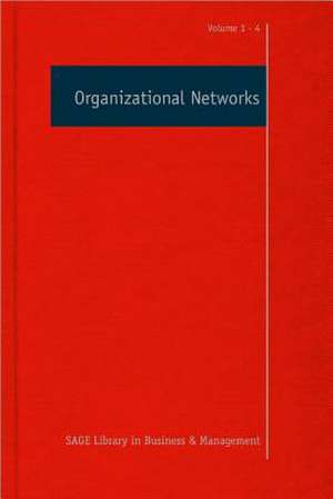 Organizational Networks de Martin Kilduff