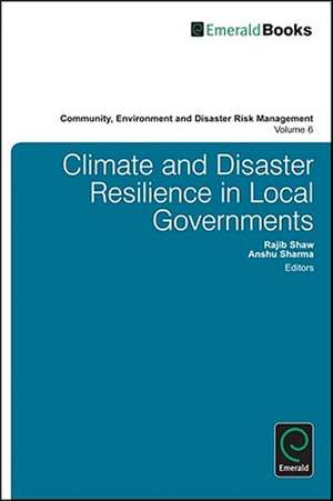 Climate and Disaster Resilience in Cities de Rajib Shaw