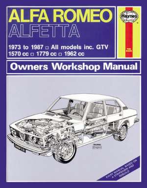 Alfa Romeo Alfetta (1973 – 1987) Haynes Repair M – 1973–87 de Haynes