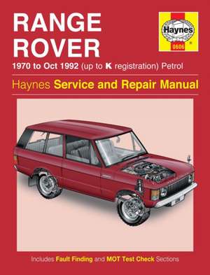 Range Rover V8 Petrol – 70–92 de Haynes