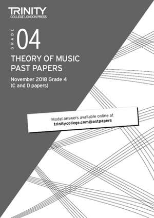 Trinity College London Theory of Music Past Papers (Nov 2018) Grade 4 de Trinity College London