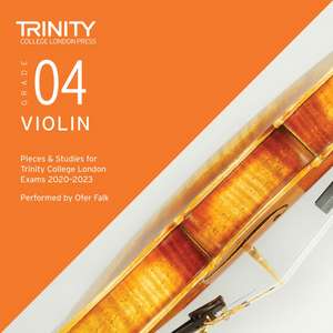 Violin 2020-2023. Grade 4 CD de Trinity College London