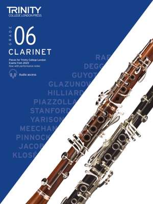 Trinity College London Clarinet Exam Pieces from 2023: Grade 6 de Trinity College London