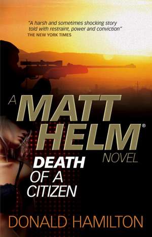 Matt Helm - Death of a Citizen de Donald Hamilton