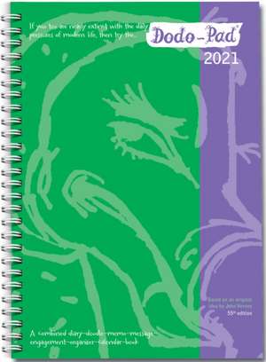 Dodo Pad A5 Diary 2021 - Calendar Year Week to View Diary (S