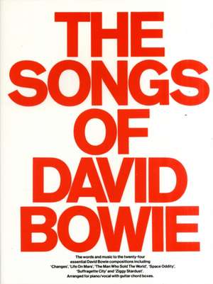 The Songs Of David Bowie de Mick Rock