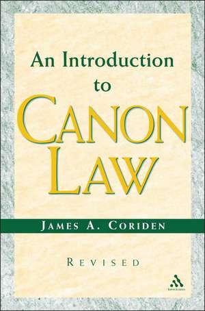 An Introduction to Canon Law Revised Edition de James A. Coriden