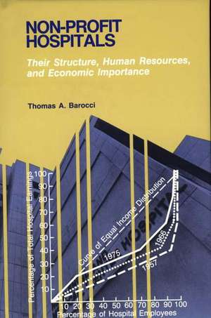 Non-Profit Hospitals: Their Structure, Human Resources, and Economic Importance de Thomas A. Barocci