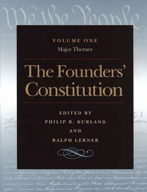 FOUNDERS' CONSTITUTION 5 VOL PB SET, THE de PHILIP KURLAND