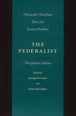 FEDERALIST, THE de GEORGE CAREY