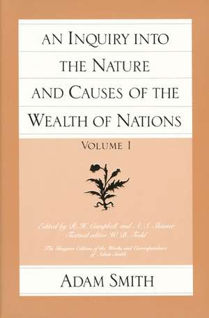 GLASGOW EDITION OF ADAM SMITH 8 VOL PB SET, THE de ADAM SMITH