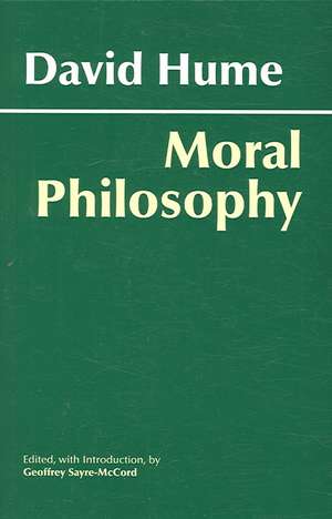 Hume: Moral Philosophy de David Hume