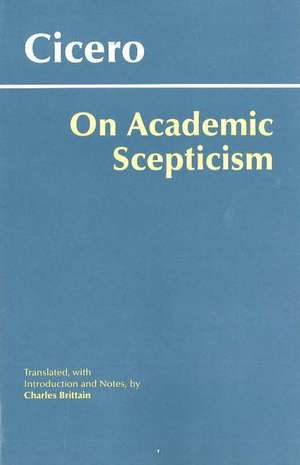 On Academic Scepticism de Cicero