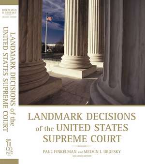 Landmark Decisions of the United States Supreme Court de Paul Finkelman