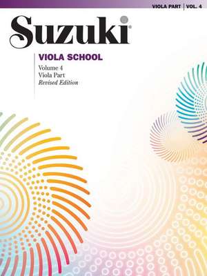 Suzuki Viola School, Vol 4: Viola Part de Alfred Music