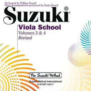 Suzuki Viola School, Vol 3 & 4 de William Preucil