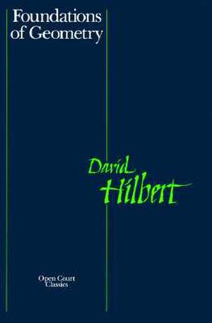 Foundations of Geometry de David Hilbert