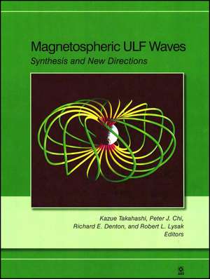 Magnetospheric ULF Waves – Synthesis and New Directions, V169 de K Takahashi