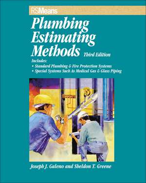 RSMeans Plumbing Estimating Methods 3e de JJ Galeno