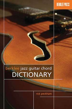 Berklee Jazz Guitar Chord Dictionary de Rick Peckham