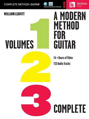 A Modern Method for Guitar - Complete Method Book/Online Media de William Leavitt