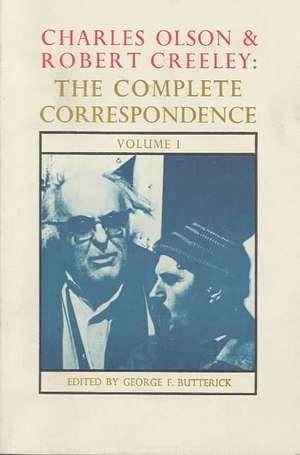 Correspondence I de Charles Olson