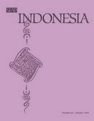 Indonesia Journal – October 1997 de Benedict R. O`g Anderson