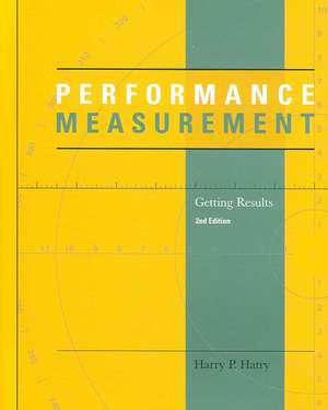 Performance Measurement de Harry P. Hatry