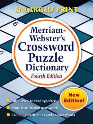 Merriam-Webster's Crossword Puzzle Dictionary de Merriam-Webster