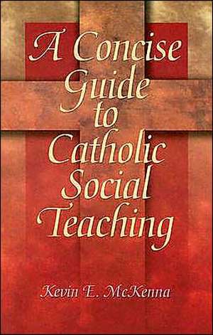 A Concise Guide to Catholic Social Teaching de Kevin E. McKenna