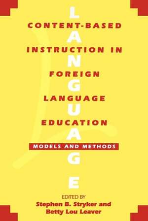 Content-Based Instruction in Foreign Language Education