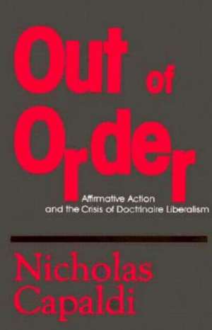 Out of Order de Nicholas Capaldi