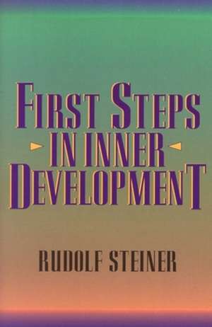 First Steps in Inner Development de Rudolf Steiner