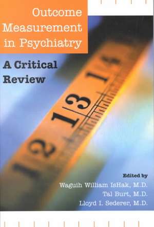 Outcome Measurement in Psychiatry