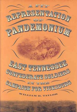 A Fit Representation of Pandemonium: East Tennessee Confederate Soldiers in the Campaign for Vicksburg de William D. Taylor