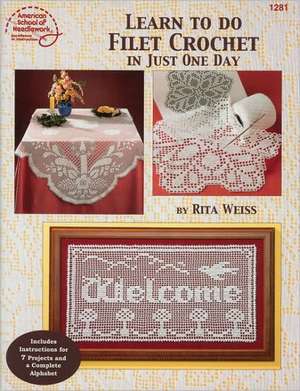 Learn to Do Filet Crochet in Just One Day de Rita Weiss