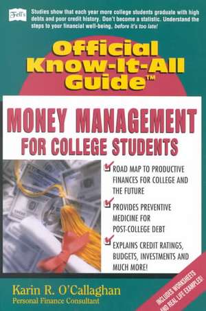 Money Management for College Students de Karin O'Callaghan