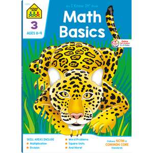 School Zone Math Basics Grade 3 Workbook de School Zone