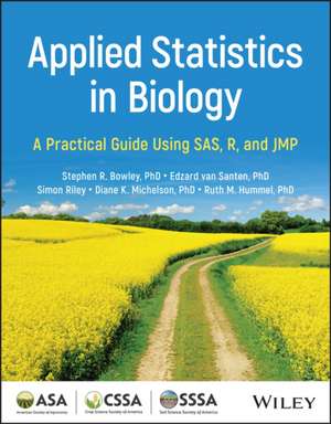 Applied Statistics in Biology de Edzard van Santen