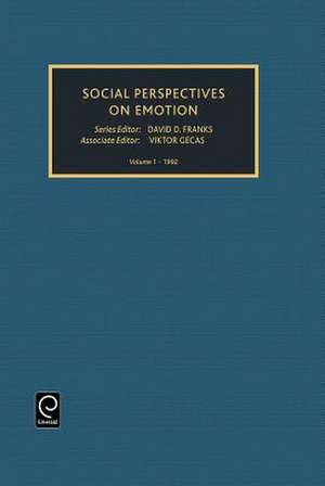 Social Perspectives on Emotion de David D. Franks