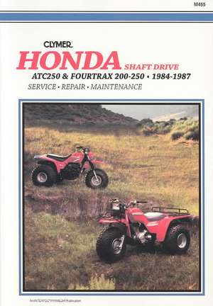 Honda ATC250 & Fourtrax 200–250 (1984–1987) Service Repair Manual de Haynes