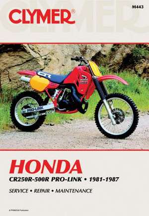 Honda CR250R–500R Pro–Link Motorcycle (1981–1987) Service Repair Manual de Haynes