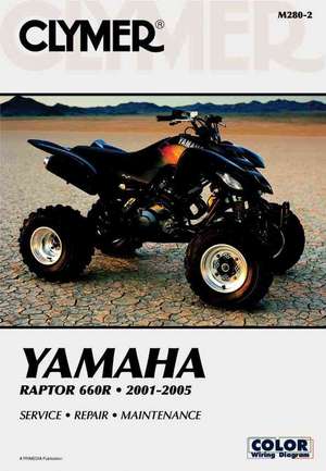 Yamaha YFM660R Raptor 660R ATV (2001–2005) Service Repair Manual de Haynes