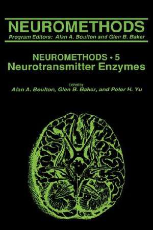 Neurotransmitter Enzymes de Alan A. Boulton