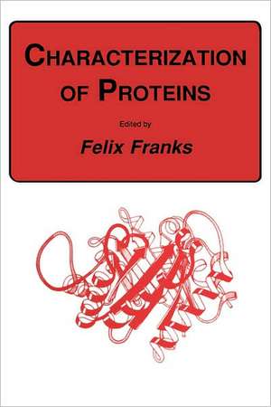 Characterization of Proteins de Felix Franks