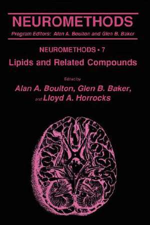 Lipids and Related Compounds de Alan A. Boulton