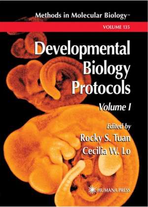 Developmental Biology Protocols: Volume I de Rocky S. Tuan