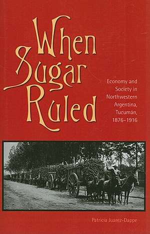 When Sugar Ruled: Economy and Society in Northwestern Argentina, Tucumán, 1876–1916 de Patricia Juarez-Dappe