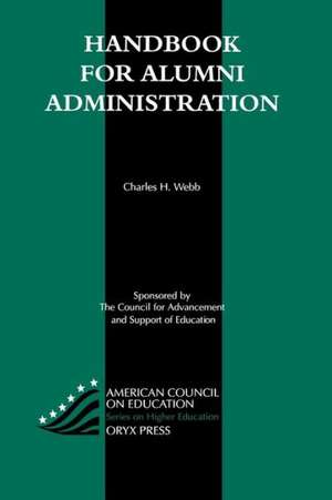 Handbook for Alumni Administration de Unknown